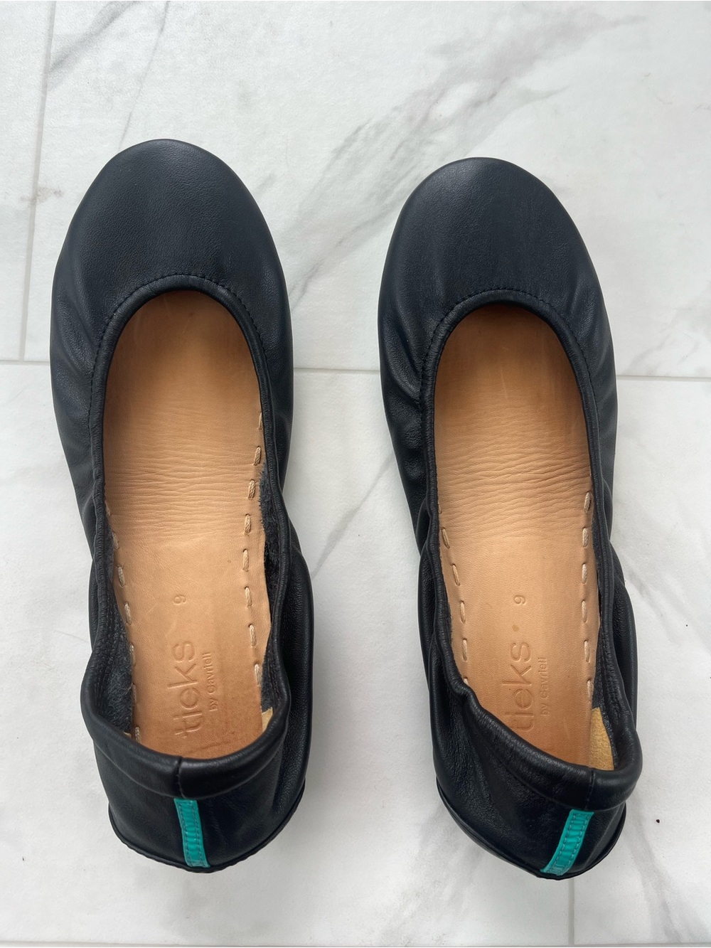 Tieks flats (matte black) - Picture 3 of 10